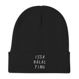 ISSA HALAL TING Embroidered Beanie
