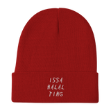 ISSA HALAL TING Embroidered Beanie